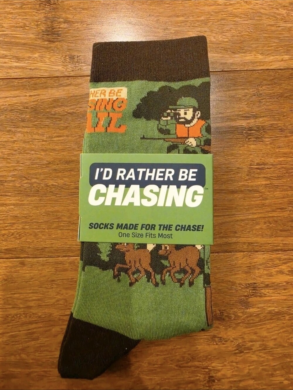 "I'd Rather Be Chasing Tail" Men's Hunting Socks New